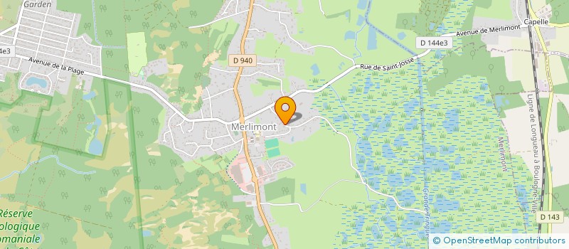 localisation de l'entreprise SCI DU GENERAL  MERLIMONT