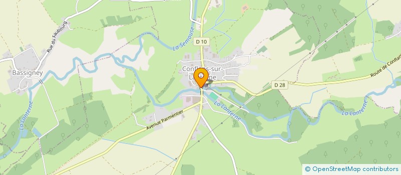 localisation de l'entreprise SCI DU GENERAL KOENIG  CONFLANS-SUR-LANTERNE