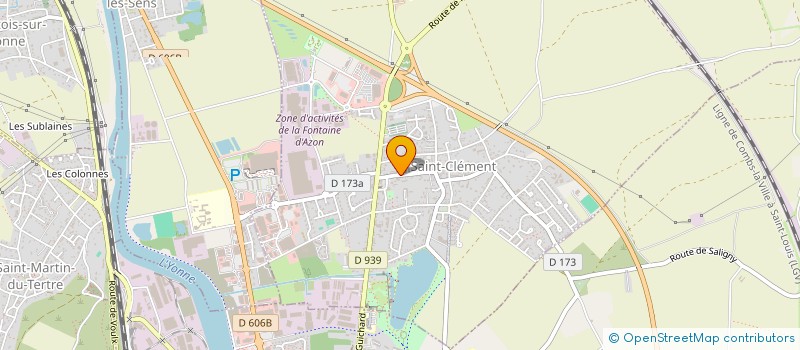 localisation de l'entreprise SCI DU GENERAL LECLERC 14 à SENS