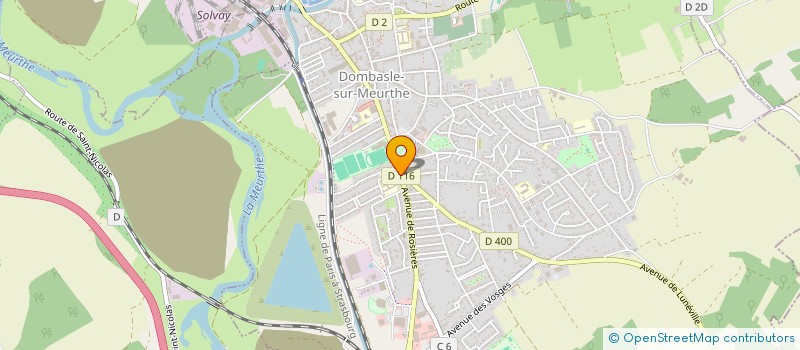 localisation de l'entreprise SCI DU GENERAL LECLERC  DOMBASLE-SUR-MEURTHE