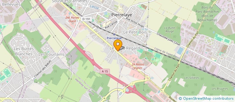 localisation de l'entreprise SCI DU GENERAL LECLERC  PIERRELAYE