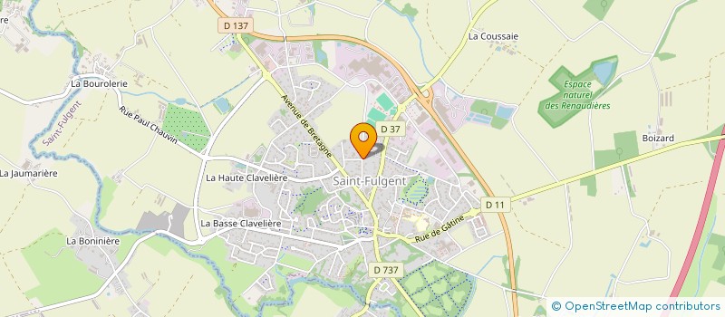 localisation de l'entreprise SCI DU GENERAL ROYRAND  SAINT-FULGENT