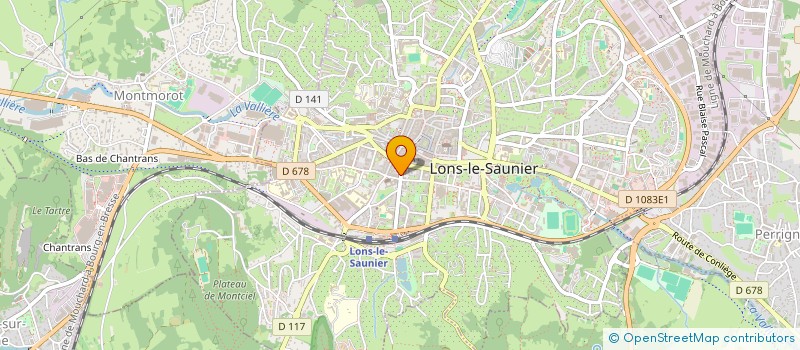 localisation de l'entreprise SCI DU GENEVRIER  LONS-LE-SAUNIER