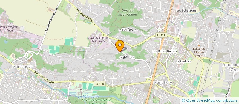 localisation de l'entreprise SCI DU GENIE  MONTLHERY