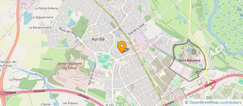 localisation de l'entreprise SCI DU GENIUS VIOLET à AVRILLE