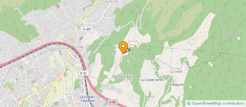 localisation de l'entreprise SCI DU GERDIL à CEYRESTE