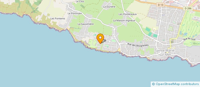 localisation de l'entreprise SCI DU GERIVAIS  PORNIC