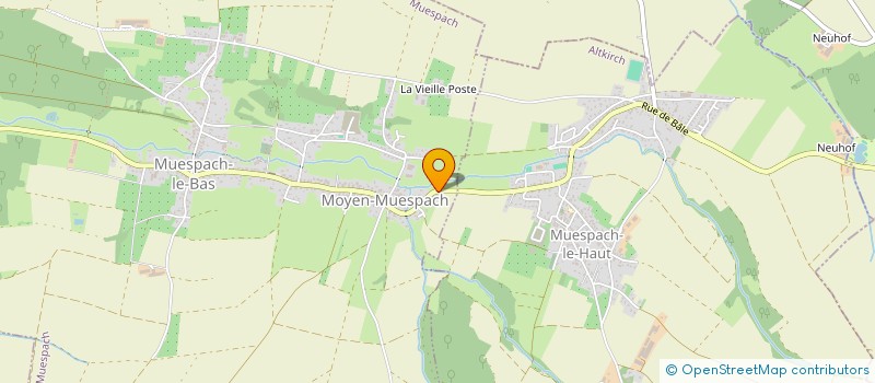 localisation de l'entreprise SCI DU GERSBACH  MUESPACH