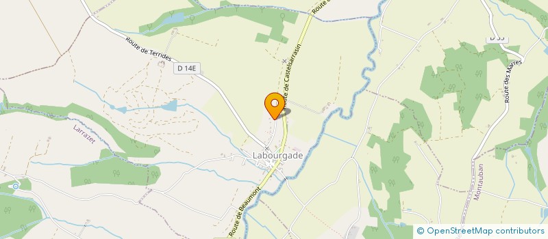 localisation de l'entreprise SCI DU GEYSER  LABOURGADE