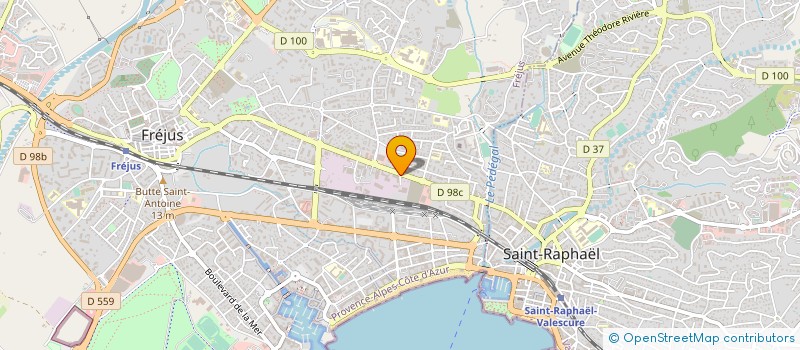 localisation de l'entreprise SCI DU GIERS à FREJUS