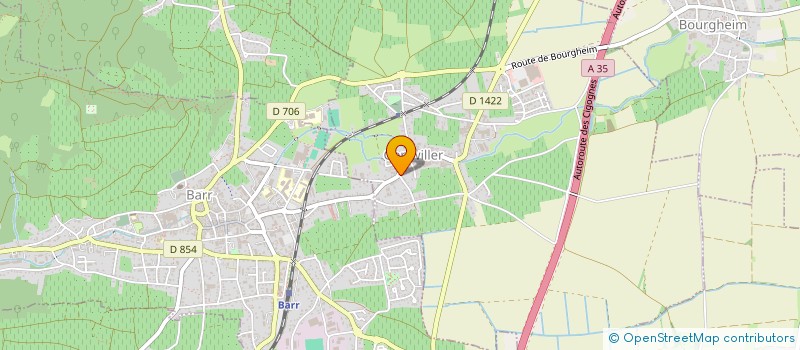 localisation de l'entreprise SCI DU GIESSEN  GERTWILLER