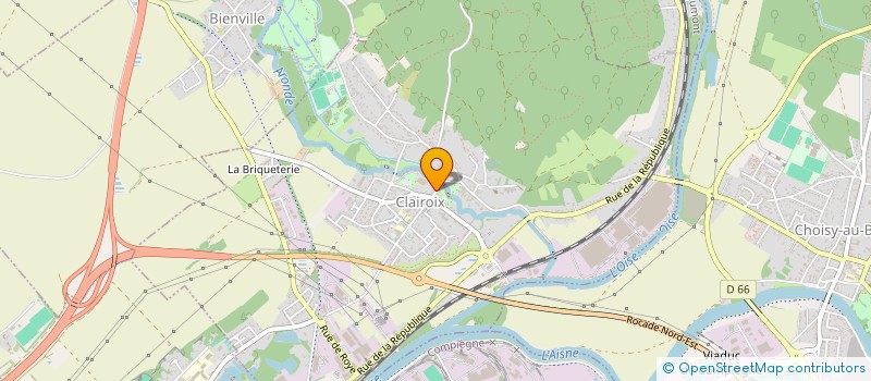 localisation de l'entreprise SCI DU GINKGO  CLAIROIX