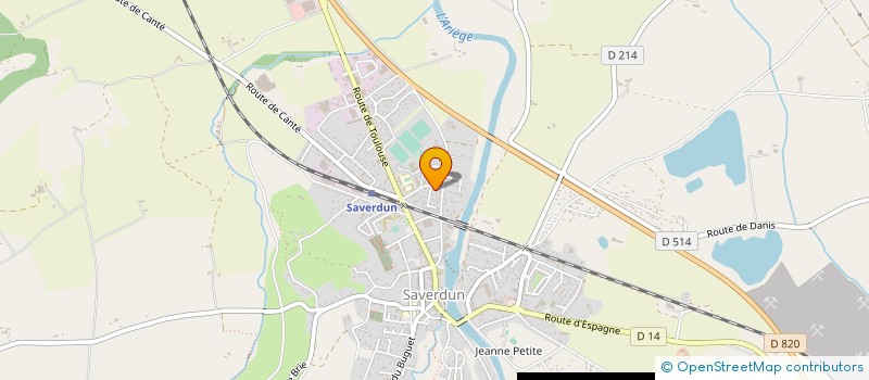 localisation de l'entreprise SCI DU GIRBET 2 à SAVERDUN