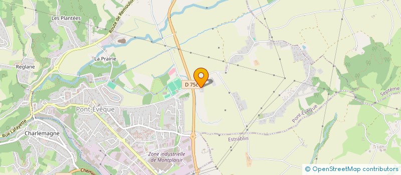 localisation de l'entreprise SCI DU GITE  PONT-EVEQUE