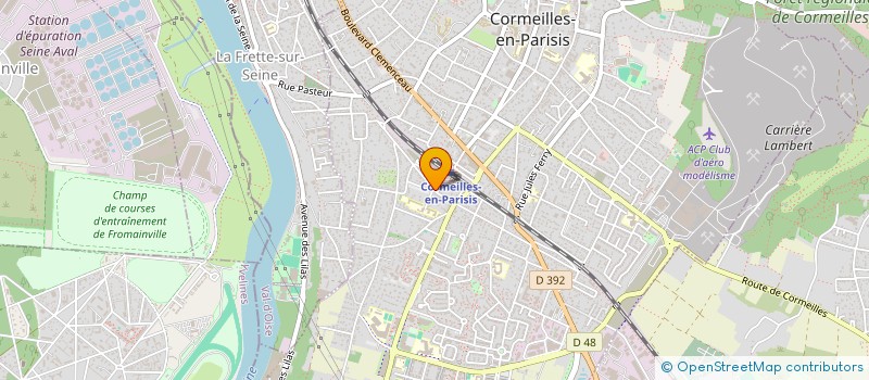 localisation de l'entreprise SCI DU GL SARRAIL  CORMEILLES-EN-PARISIS