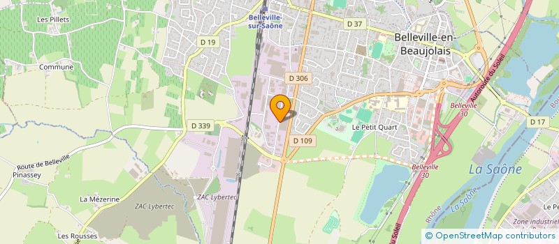 localisation de l'entreprise SCI DU GLAND  LIMONEST