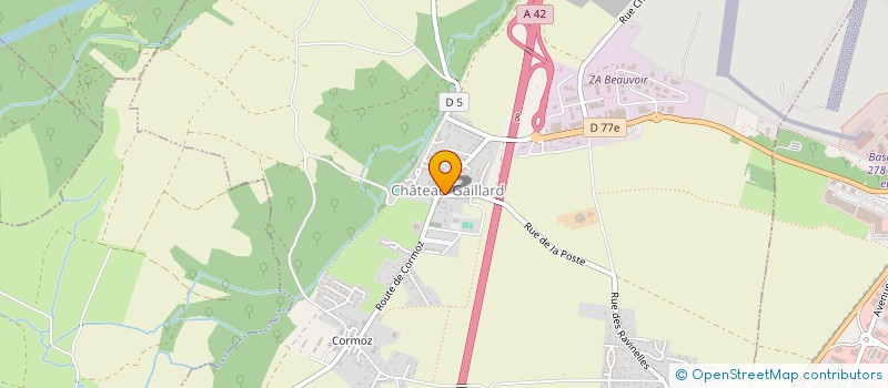 localisation de l'entreprise SCI DU GLERON  BETTANT