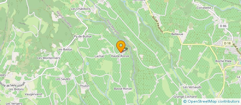 localisation de l'entreprise SCI DU GOBELET  REGNIE-DURETTE