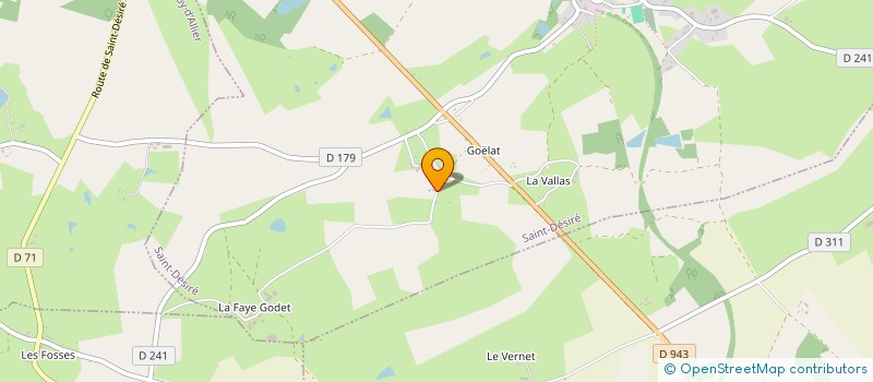 localisation de l'entreprise SCI DU GOELAT à SAINT-DESIRE