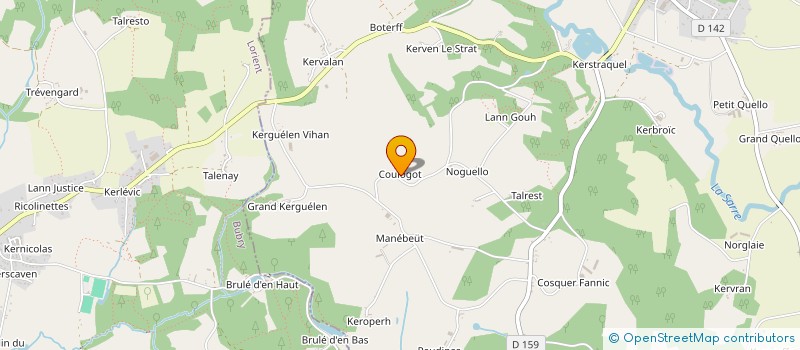 localisation de l'entreprise SCI DU GOEMORAN  PLUMELIAU-BIEUZY