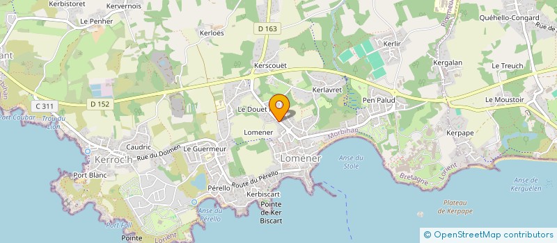 localisation de l'entreprise SCI DU GOHR FORN à PLOEMEUR