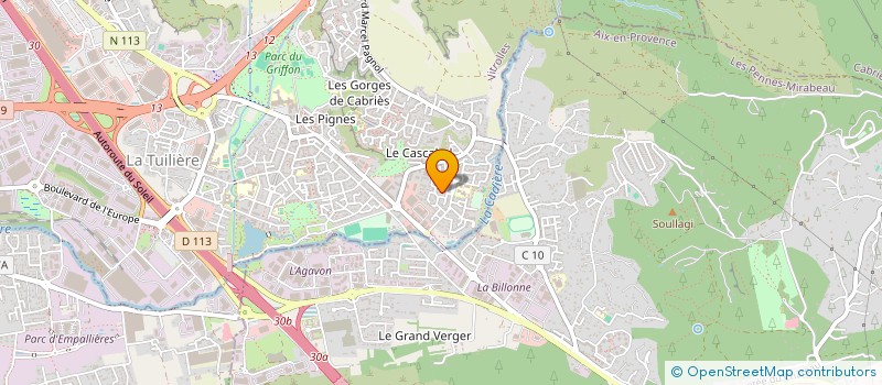 localisation de l'entreprise SCI DU GOLF à VITROLLES
