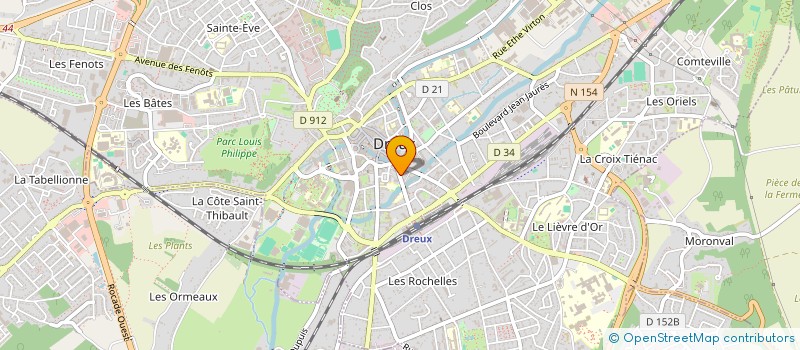 localisation de l'entreprise SCI DU GOLF  DREUX