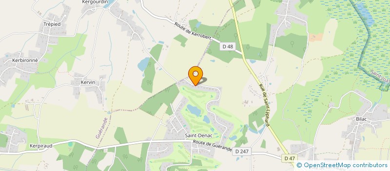 localisation de l'entreprise SCI DU GOLF  SAINT-ANDRE-DES-EAUX