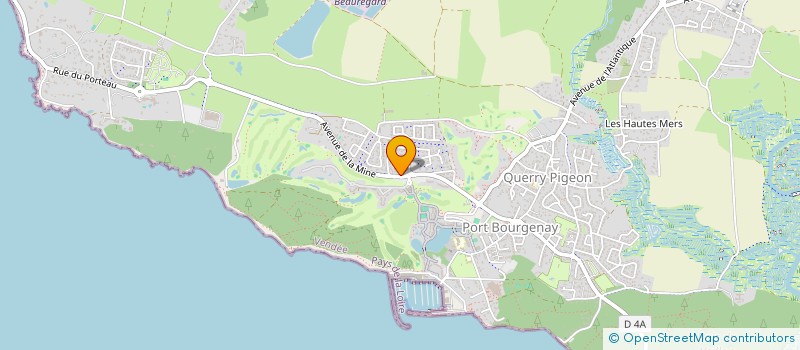 localisation de l'entreprise SCI DU GOLF  TALMONT-SAINT-HILAIRE