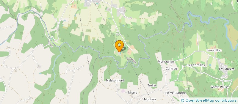 localisation de l'entreprise SCI DU GOLF  ECLASSAN