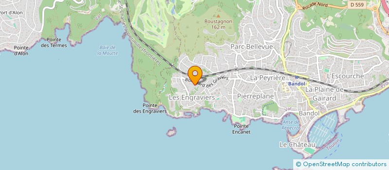 localisation de l'entreprise SCI DU GOLF  BANDOL