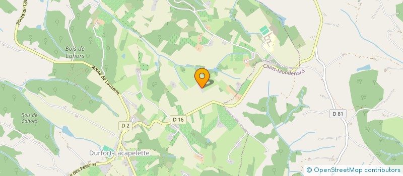 localisation de l'entreprise SCI DU GOLF  DURFORT-LACAPELETTE