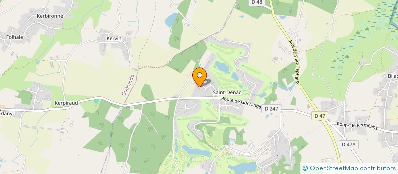 localisation de l'entreprise SCI DU GOLF  SAINT-ANDRE-DES-EAUX