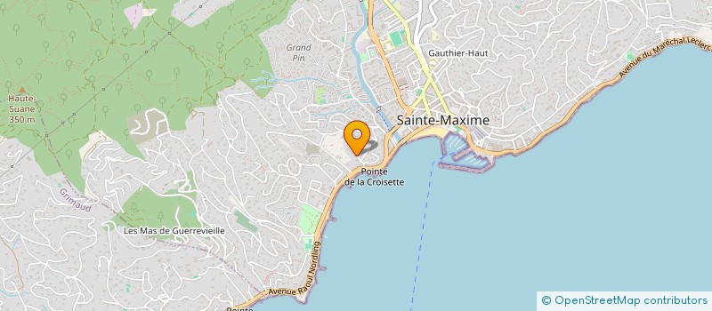 localisation de l'entreprise SCI DU GOLF DE LA CROISETTE  SAINTE-MAXIME