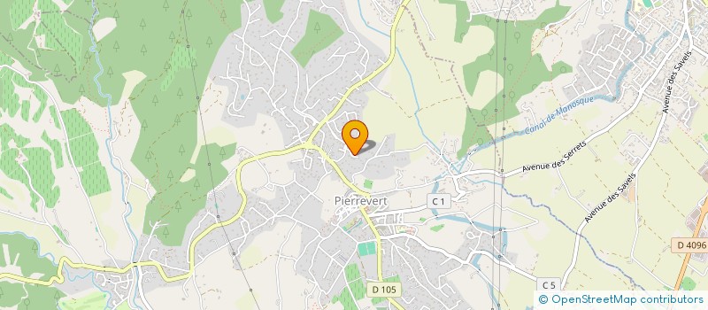 localisation de l'entreprise SCI DU GOLF DE PIERREVERT à PIERREVERT