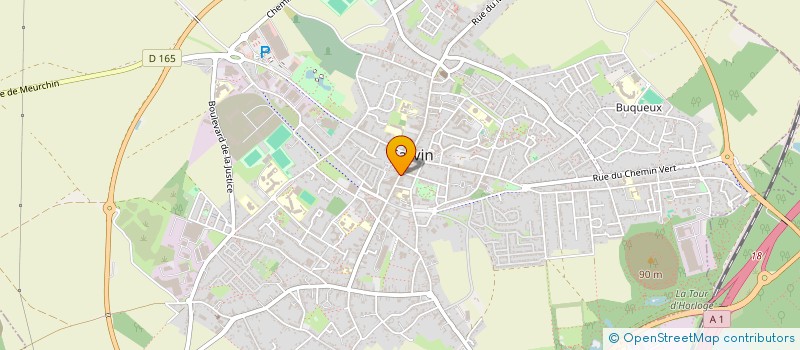 localisation de l'entreprise SCI DU GOLF HSV  CARVIN