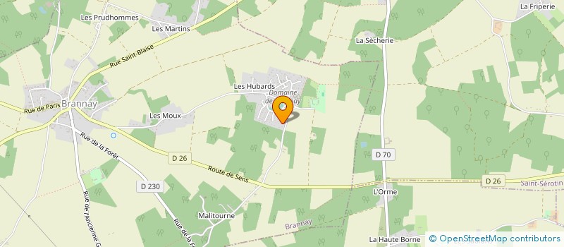 localisation de l'entreprise SCI DU GOLF II à SAINT-VALERIEN