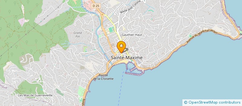 localisation de l'entreprise SCI DU GOLFE à SAINTE-MAXIME