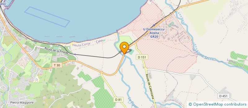 localisation de l'entreprise SCI DU GOLFE à CALVI