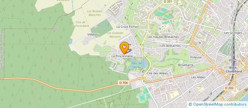 localisation de l'entreprise SCI DU GOLFE  BLOIS