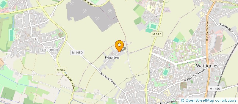 localisation de l'entreprise SCI DU GOLFE  WATTIGNIES