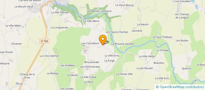 localisation de l'entreprise SCI DU GOLVEN  PLOUGUENAST-LANGAST