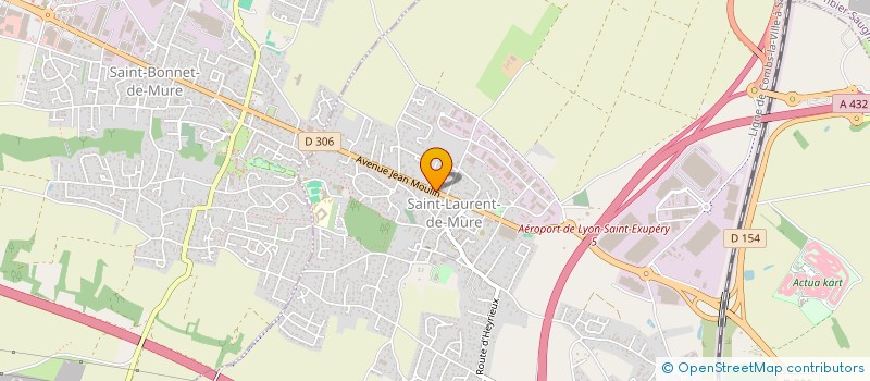 localisation de l'entreprise SCI DU GORILLE  SAINT-LAURENT-DE-MURE