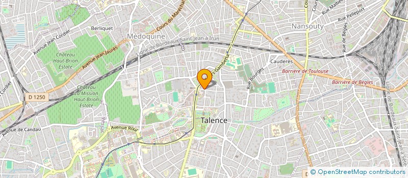 localisation de l'entreprise SCI DU GOT  TALENCE