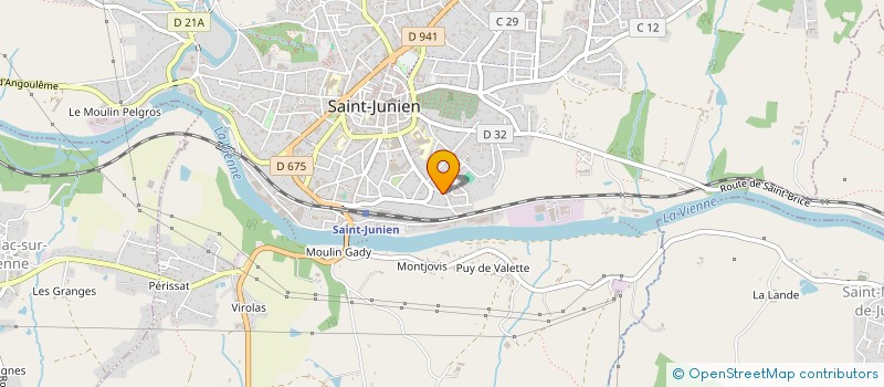 localisation de l'entreprise SCI DU GOTH à SAINT-JUNIEN