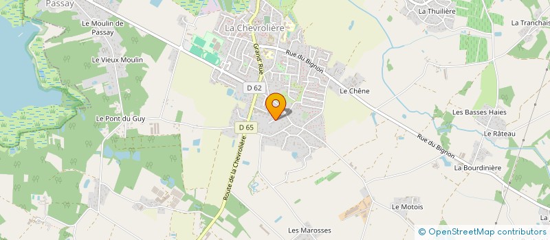 localisation de l'entreprise SCI DU GOTHA  LA CHEVROLIERE