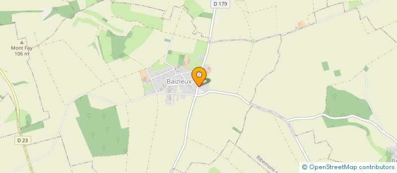 localisation de l'entreprise SCI DU GOULET AUX LOUPS  BAIZIEUX