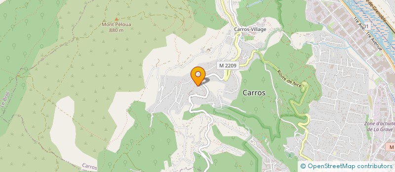 localisation de l'entreprise SCI DU GOURG à CARROS