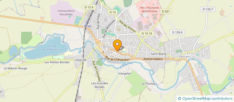 localisation de l'entreprise SCI DU GOURMET à BROU