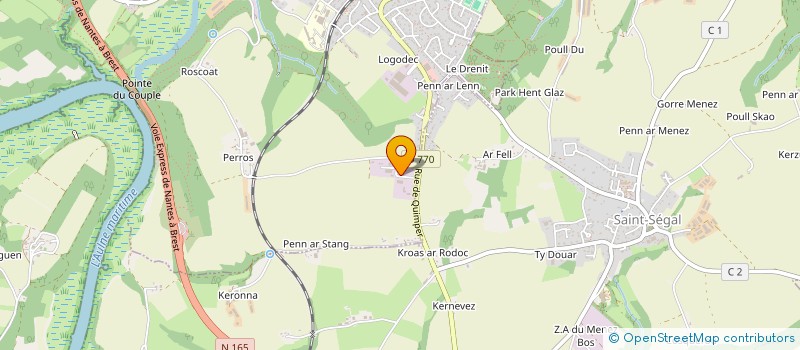 localisation de l'entreprise SCI DU GOURMET  PONT-DE-BUIS-LES-QUIMERCH